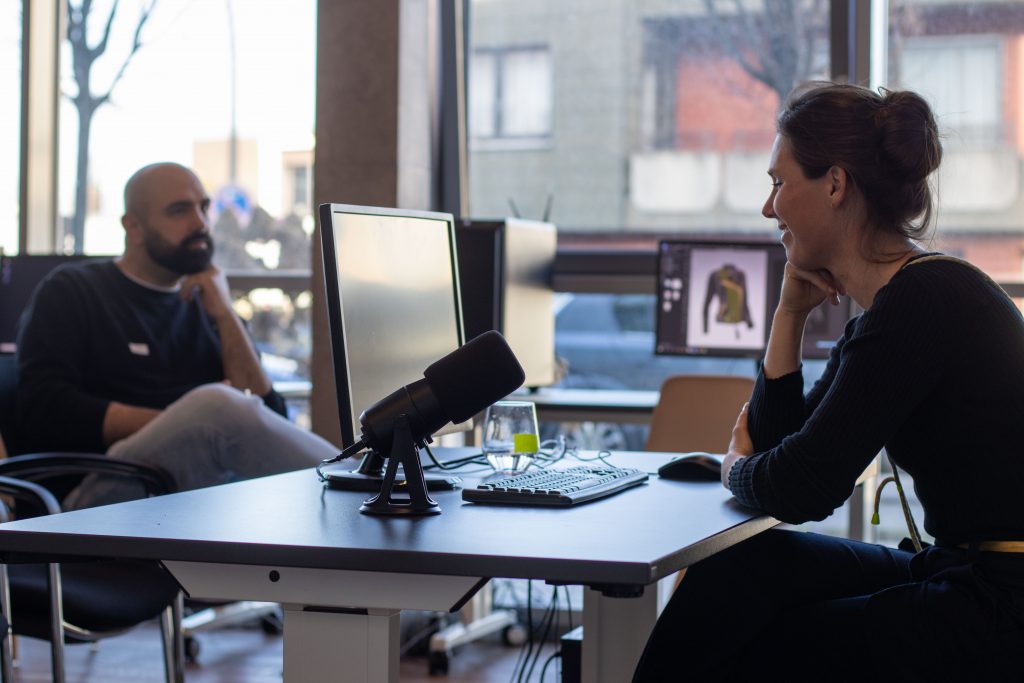 Julia Mittermeier beim Fashion Day der 3D Akademie in Stuttgart/Ditzingen.